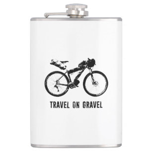 Flasques Voyage Sur Le Vélo Gravel