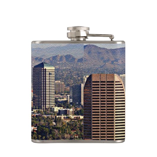 Flasques Vue du centre de Phoenix, Arizona (Dos)