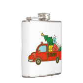 Flasques Vue latérale du camion père Noël Joyeux Noël (Droite)