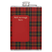 Flasques Wallace Badge & Tartan personnalisé Skull Golf (Dos)