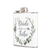 Flasques Watercolor Botanique Wreath Boho Bride Tribe (Gauche)