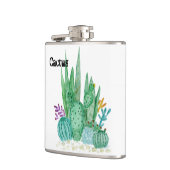 Flasques Watercolor , cactus , succulents (Gauche)