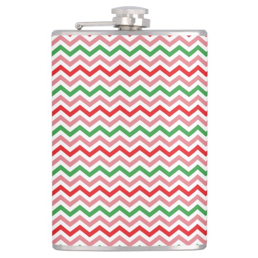 Flasques Watermelon Summer Zigzag Stripes Motif-56209 (Devant)