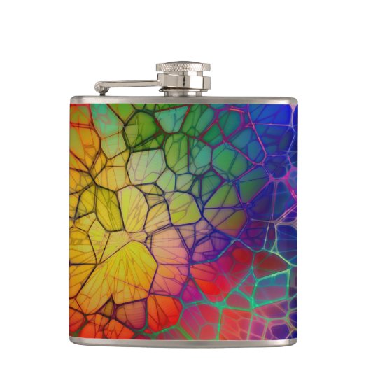 Flasques Web Rainbow coloré (Devant)