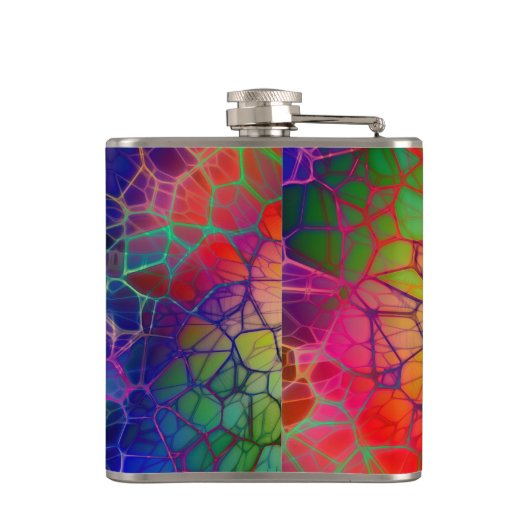 Flasques Web Rainbow coloré (Dos)