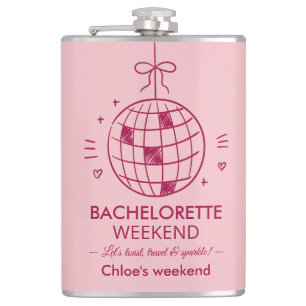 Flasques Week-end de célibataire minimaliste moderne Rose