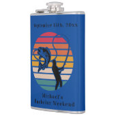 Flasques Week-end de célibataire personnalisé pour la pêche (Gauche)