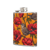 Flasques Wens dans un jardin d'anémones rouges (Gauche)