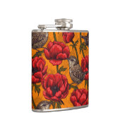 Flasques Wens dans un jardin d'anémones rouges (Droite)