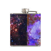 Flasques Westerlund 2 en Carina Constellation Space Picture (Dos)