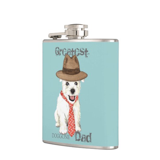 Flasques Westie Papa (Gauche)