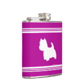 Flasques Westie Silhouette (Droite)