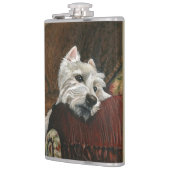 Flasques Westie sur canapé (Gauche)