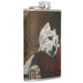 Flasques Westie sur canapé (Droite)