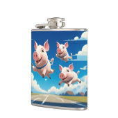 Flasques When Pigs Fly Funny Winged Pigs (Gauche)