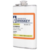 Flasques Whiskey drôle de prescription (Gauche)