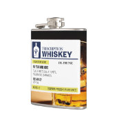 Flasques Whiskey drôle de prescription (Gauche)