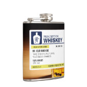 Flasques Whiskey drôle de prescription (Droite)
