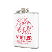 Flasques Whistler Colombie-Britannique Canada Ski minimalis (Gauche)