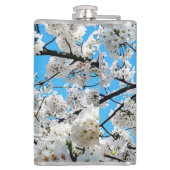 Flasques White Cherry Blossom Flask (Dos)