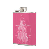 Flasques White Out Gown Espace Négatif (Gauche)