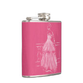 Flasques White Out Gown Espace Négatif (Droite)