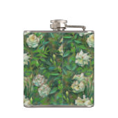 Flasques White roses, green leaves, beautiful flowers (Dos)