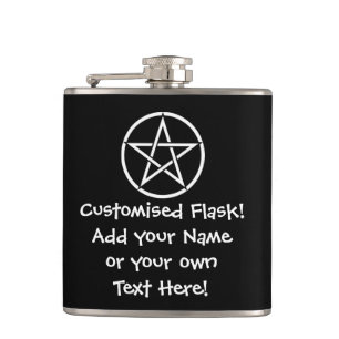 Flasques Wiccan fait sur commande/flacon païen de hanche de