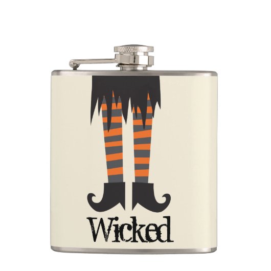 Flasques Wicked Witch Funny Halloween (Devant)