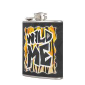 Flasques Wild Me Tiger orange et noir (Gauche)