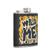Flasques Wild Me Tiger orange et noir (Droite)