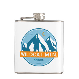 Flasques Wildcat Mountain New Hampshire Stars Moon