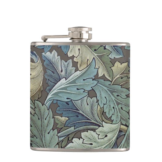 Flasques William Morris Acanthus Sage Fleur Floral Botaniqu (Devant)