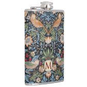 Flasques William Morris Monogramme Voleur de Fraises (Droite)
