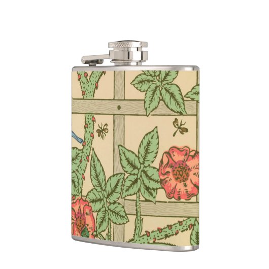 Flasques William Morris Trellis Design classique de papier (Gauche)