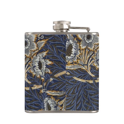 Flasques William Morris Tulip Willow Blue Motif (Dos)
