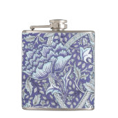 Flasques William Morris Windrush fleurs bleues (Devant)