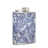 Flasques William Morris Windrush Motif Bleu Floral (Droite)
