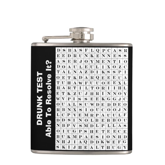 Flasques wordsearch drôle (Devant)