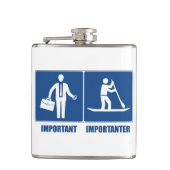 Flasques Work Is Important, Standup Paddling Is Importateur (Devant)