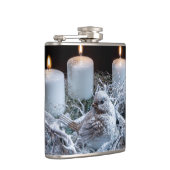 Flasques Wreath de l'Avent blanc (Droite)