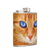 Flasques Yeux de chat face thazard rouge chat (Droite)