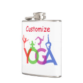 Flasques Yoga Poses Silhouettes Thunder_Cove (Gauche)