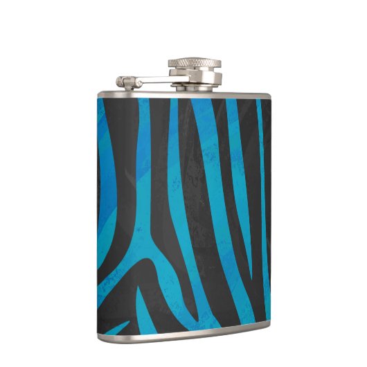 Flasques Zebra Black et Blue Print (Droite)