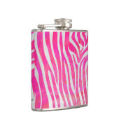 Flasques Zebra Hot Pink et White Print (Droite)
