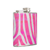 Flasques Zebra Hot Pink et White Print (Droite)