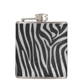 Flasques Zebra noir et gris clair (Devant)