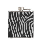 Flasques Zebra noir et gris clair (Dos)