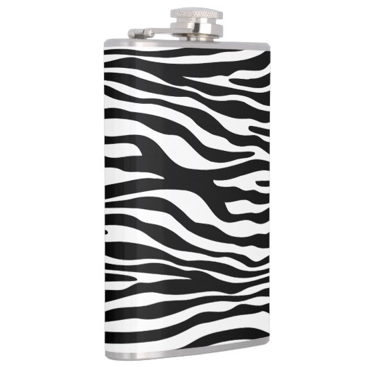 Flasques Zebra Print, Zebra Stripes, Noir Et Blanc (Droite)