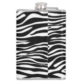 Flasques Zebra Print, Zebra Stripes, Noir Et Blanc (Dos)